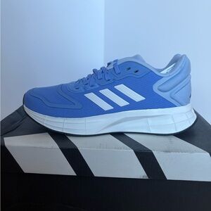 Adidas Light Blue and White Shoes